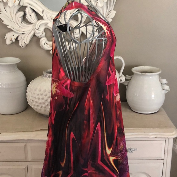 COVER-UP (NWT) Floral Print Swim Coverup - Picture 6 of 9